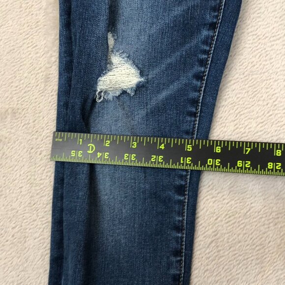 Abercrombie & Fitch Womens Jeans Size 26/2 Simone High Rise Skinny Distressed - Picture 5 of 11